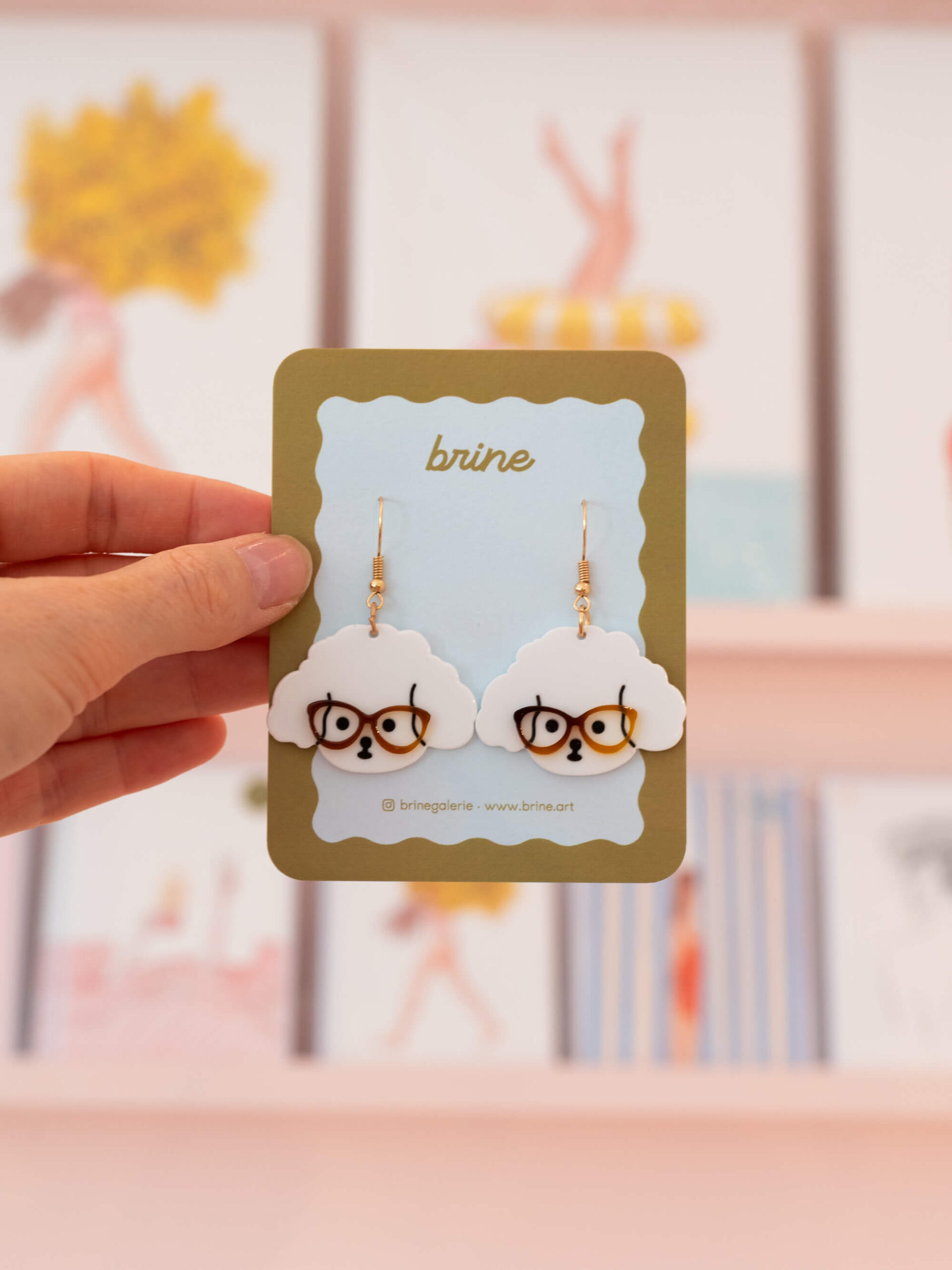 Boucles d'oreilles - Mon bichon