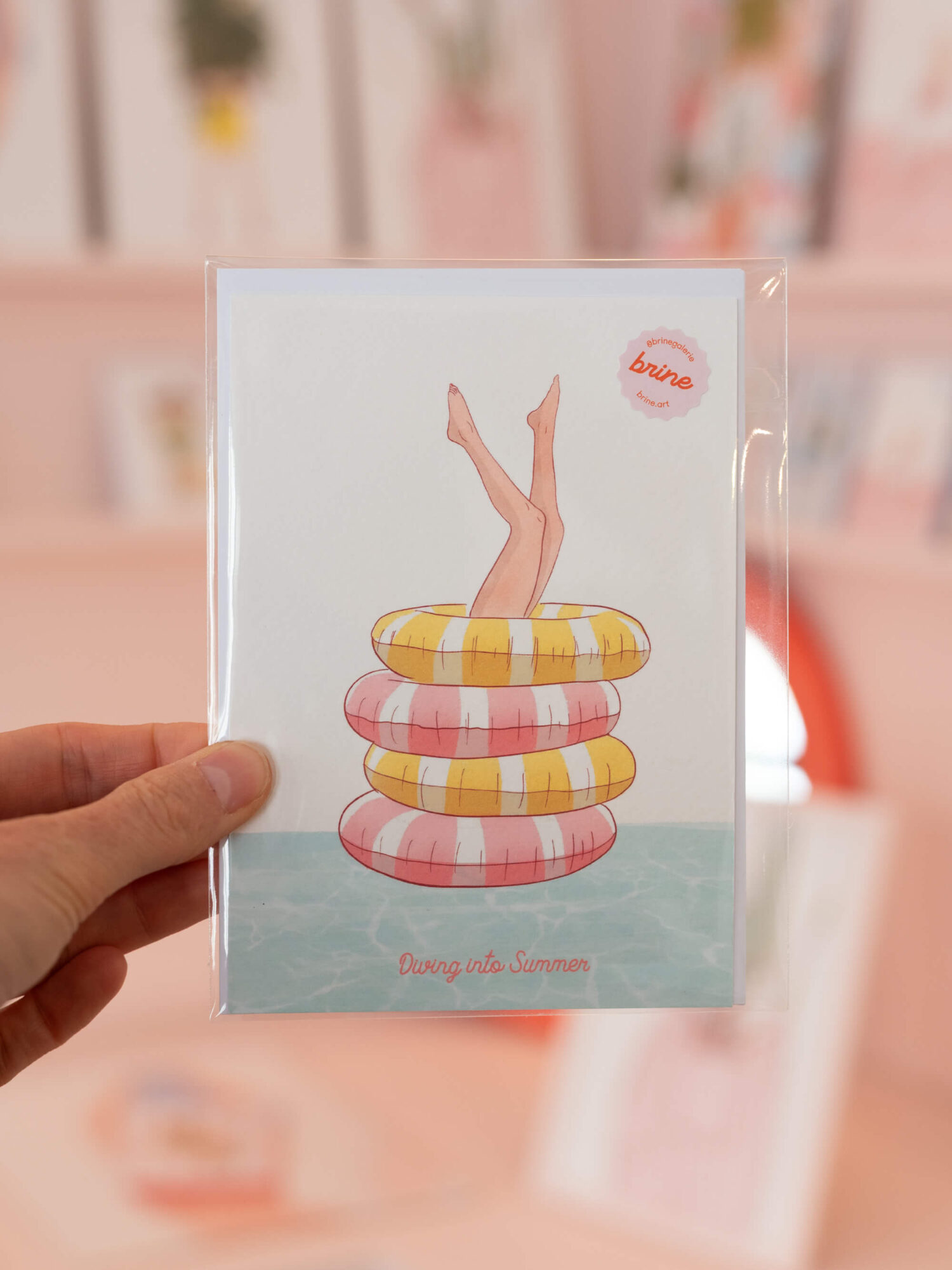 Carte postale - Diving into summer