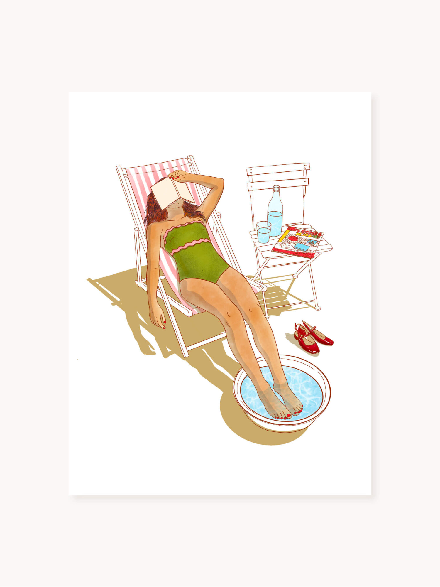 Affiche - It's too hot to work