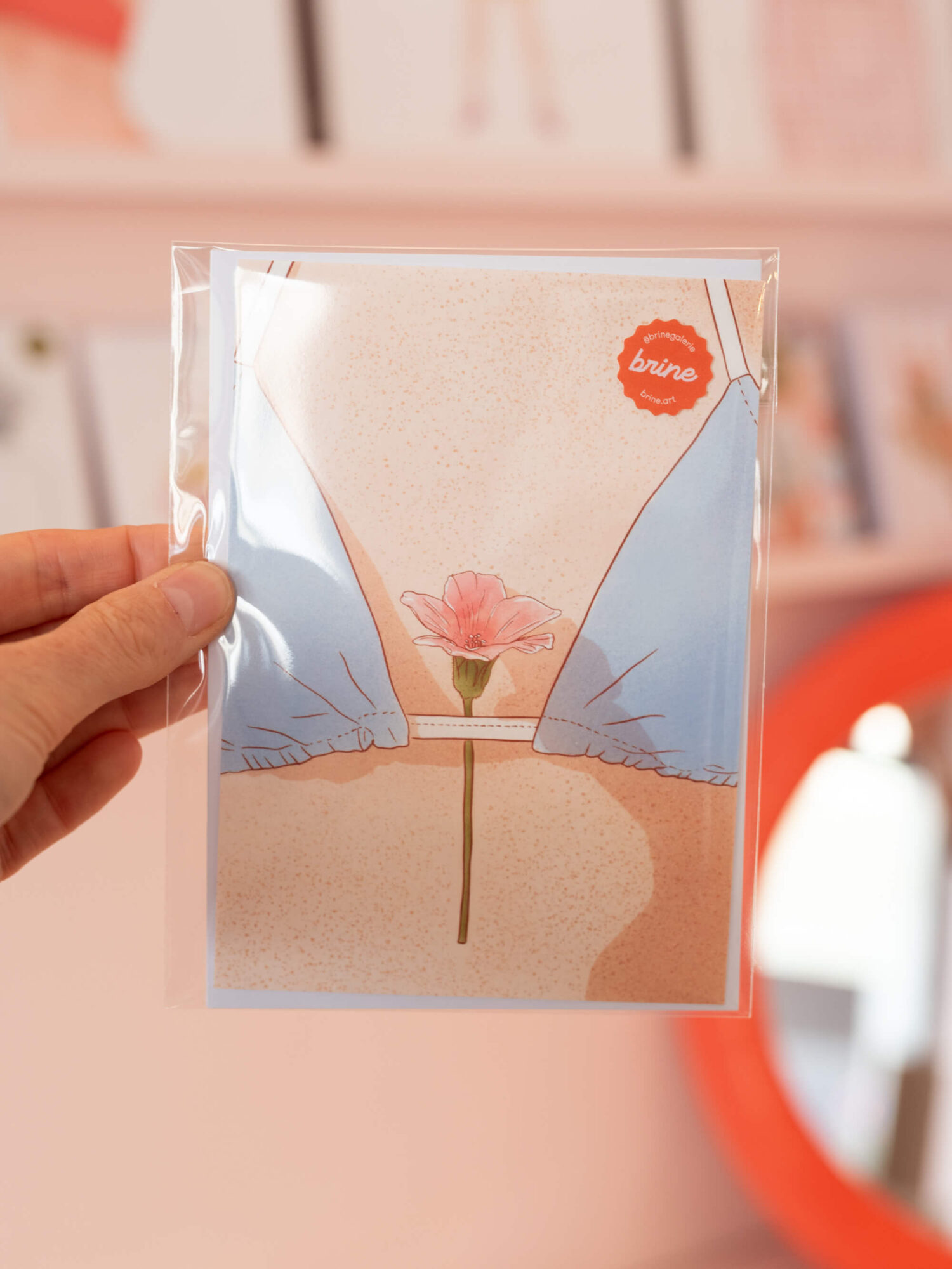 Carte postale - Nénés fleuris