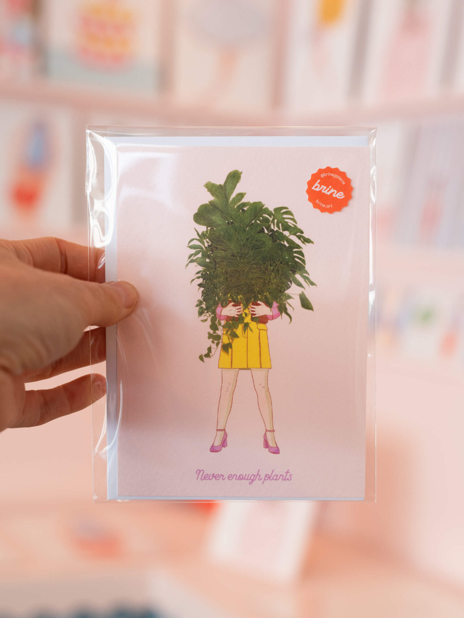 Carte postale - Never enough plants