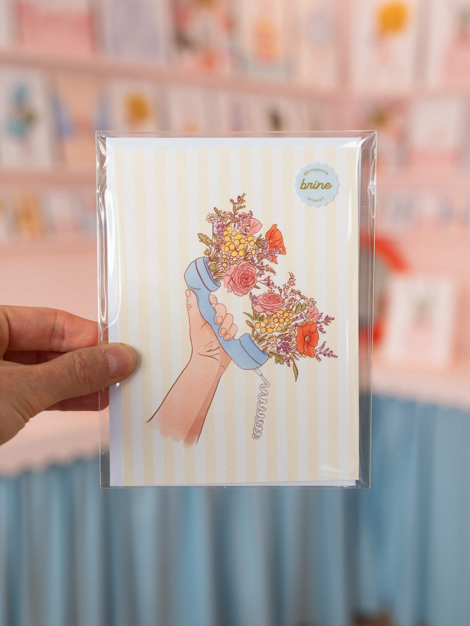 Carte postale - Phone flowers