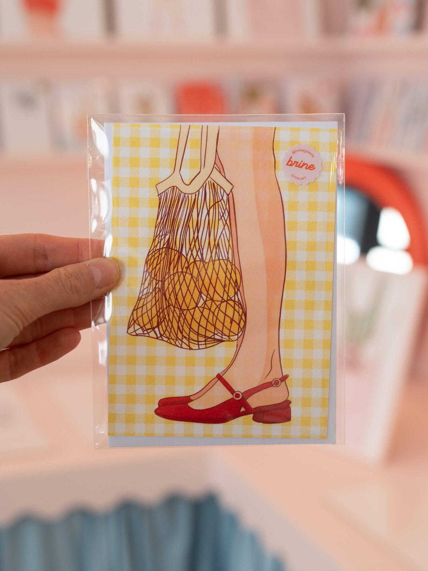 Carte postale - Retour de marché