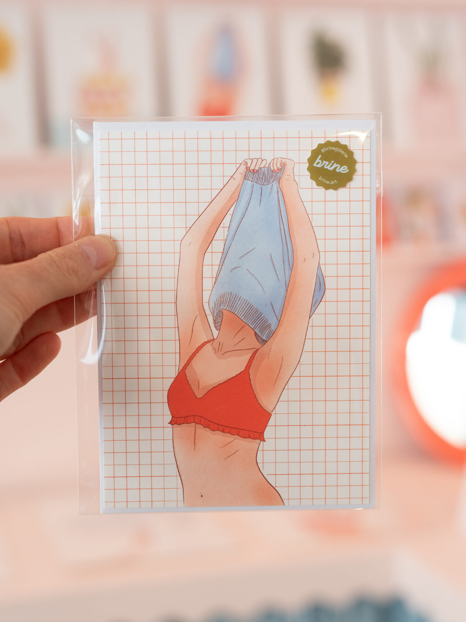 Carte postale - Time to shower