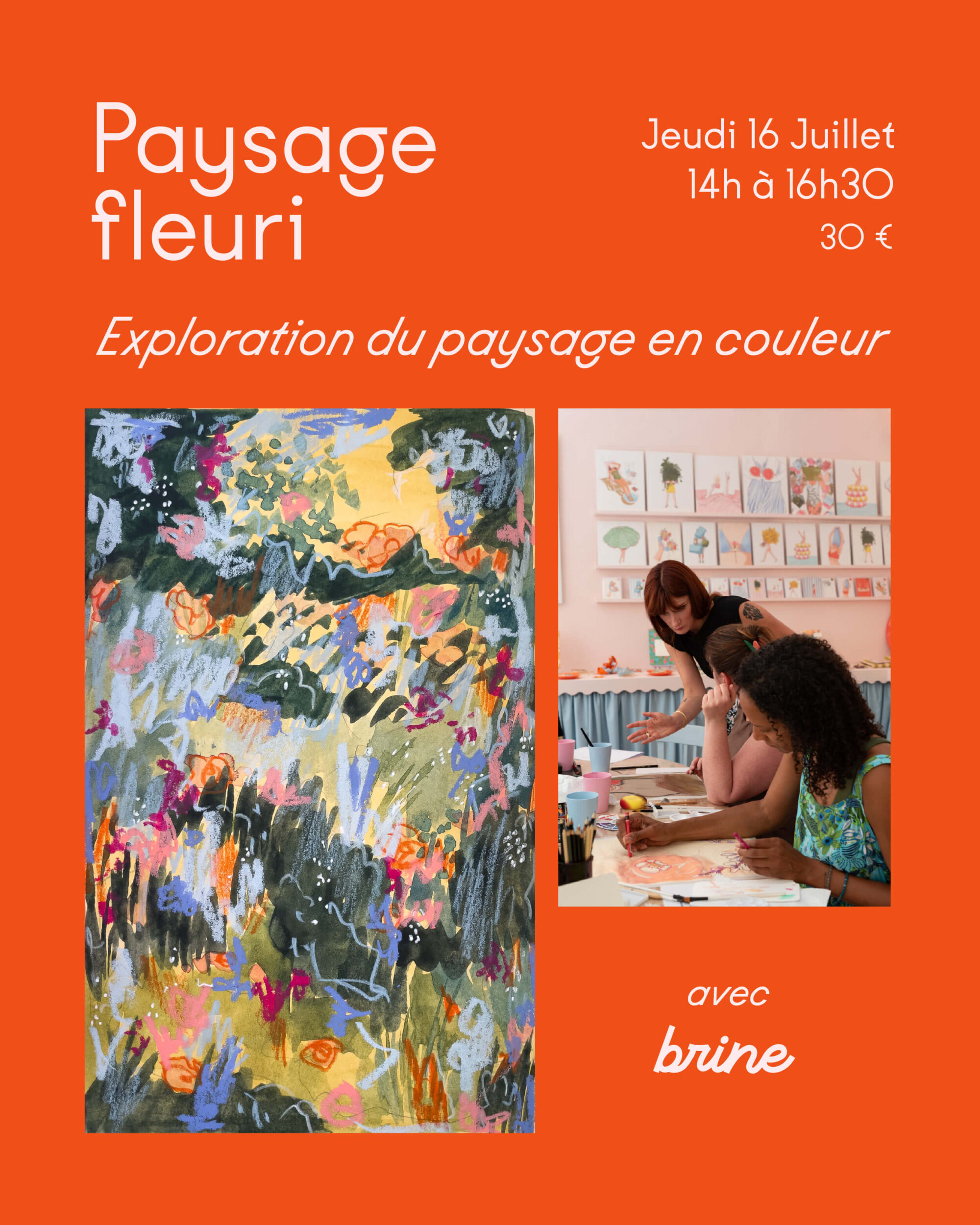 Atelier Paysage fleuri