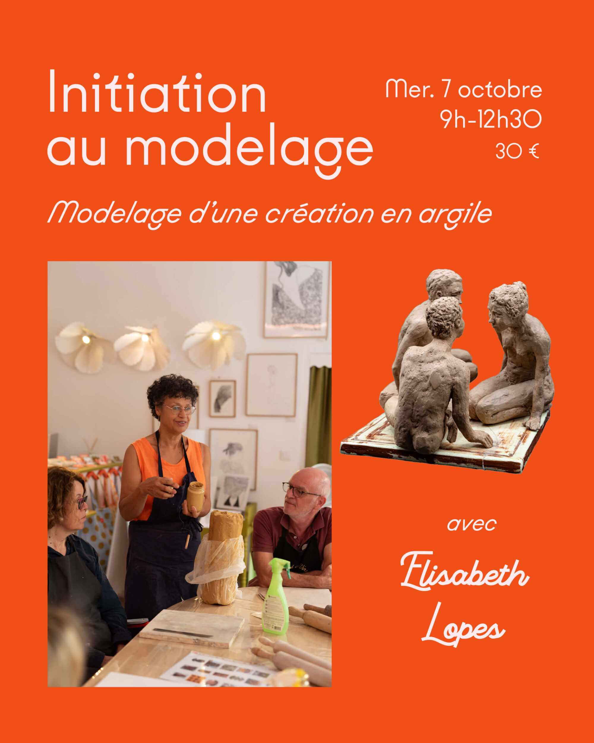 Atelier : Initiation au modelage