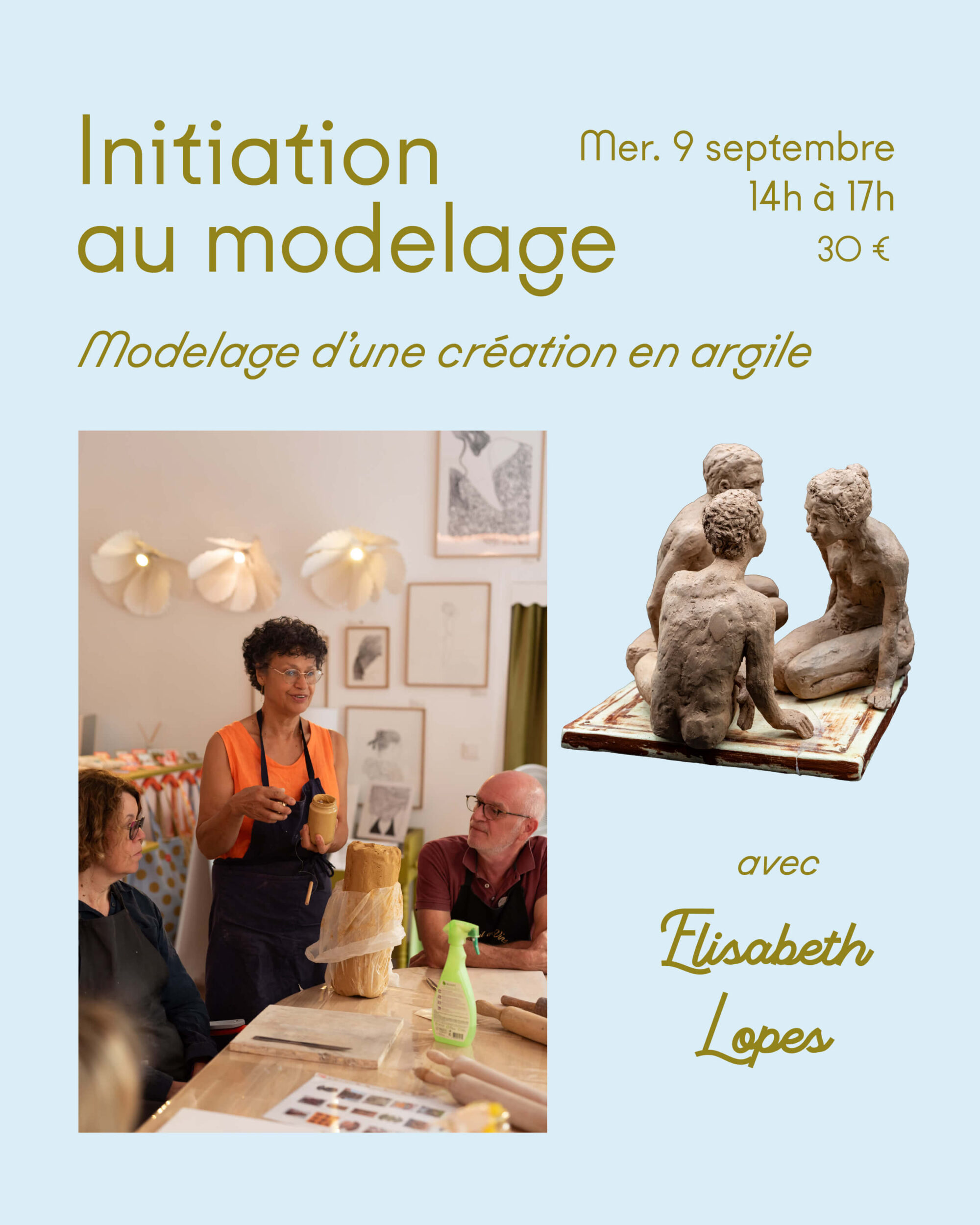 Atelier : Initiation au modelage