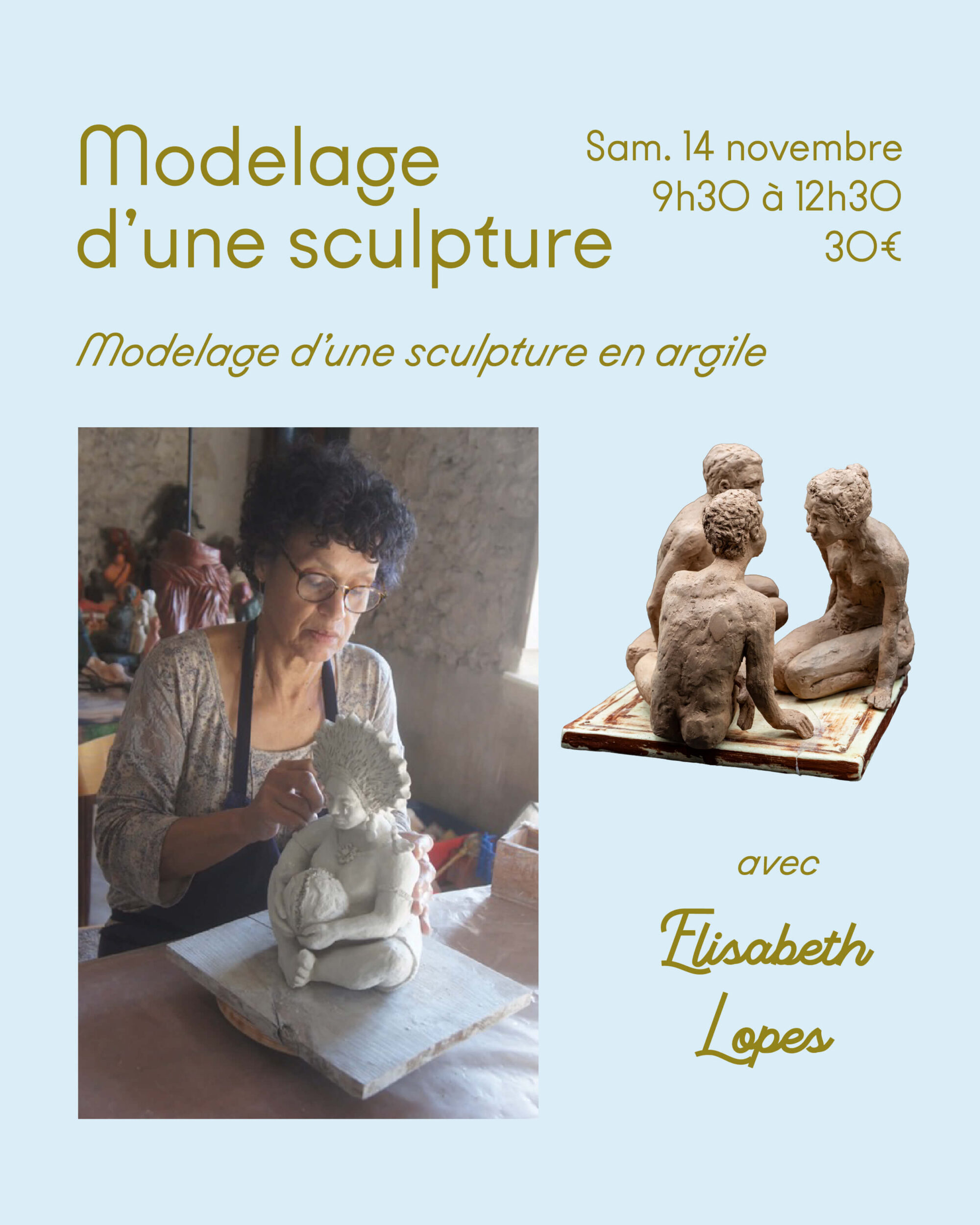 Atelier : Initiation au modelage
