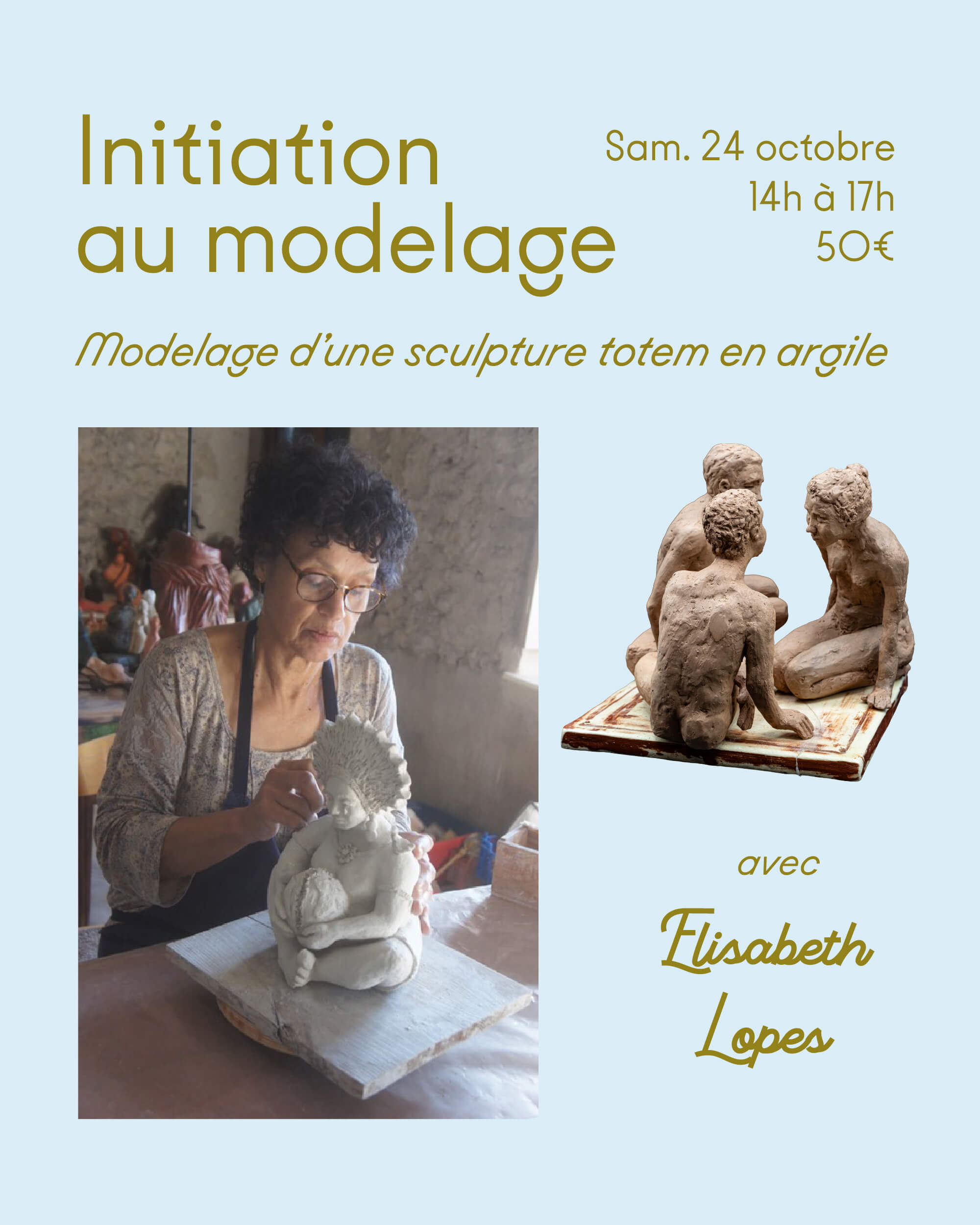 Atelier : Initiation au modelage
